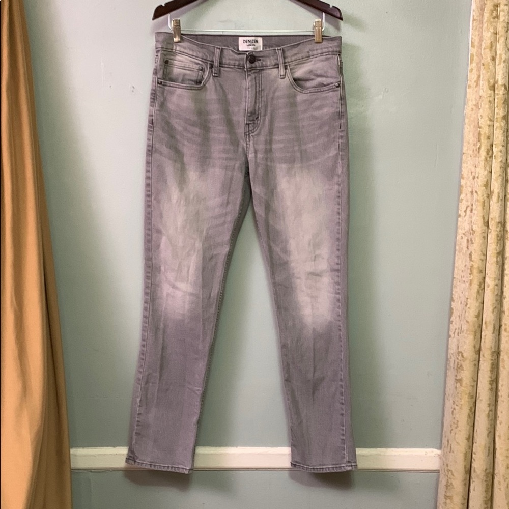 Levi's Slim Straight Light Gray Jeans 33x32